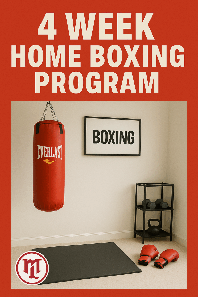 4-Week Home Boxing Program – Lee's Fitness Unlimited